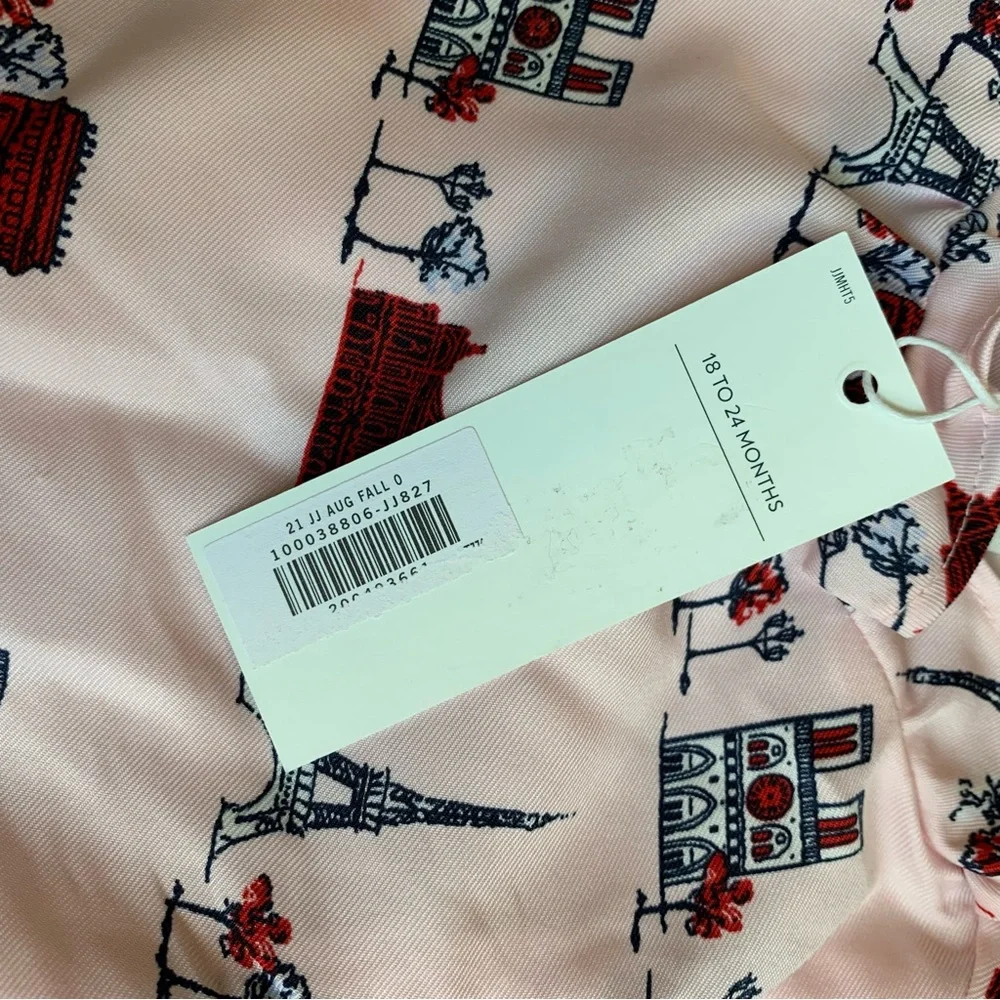 Janie and Jack Paris Patterned Dress NWT
